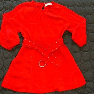 Zara Kids Formal Dress - Vibrant Red